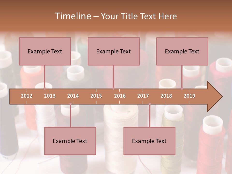 Web Accessories Red PowerPoint Template