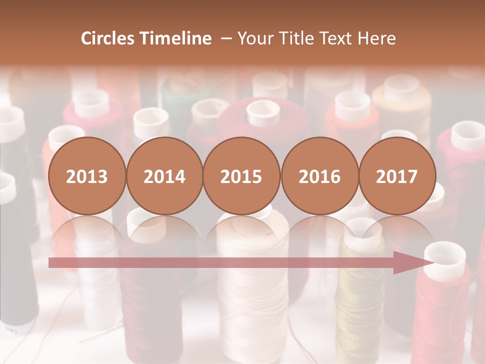 Web Accessories Red PowerPoint Template