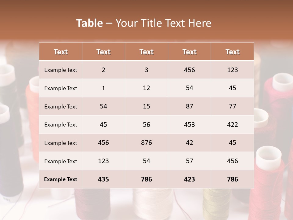 Web Accessories Red PowerPoint Template