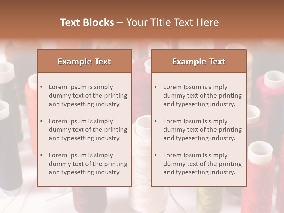 Web Accessories Red PowerPoint Template
