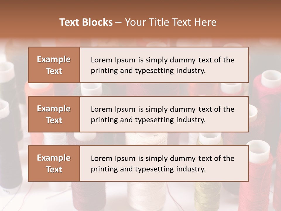 Web Accessories Red PowerPoint Template