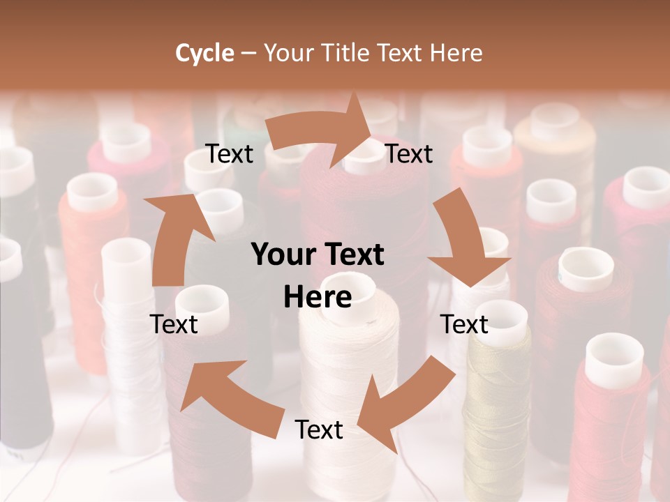 Web Accessories Red PowerPoint Template
