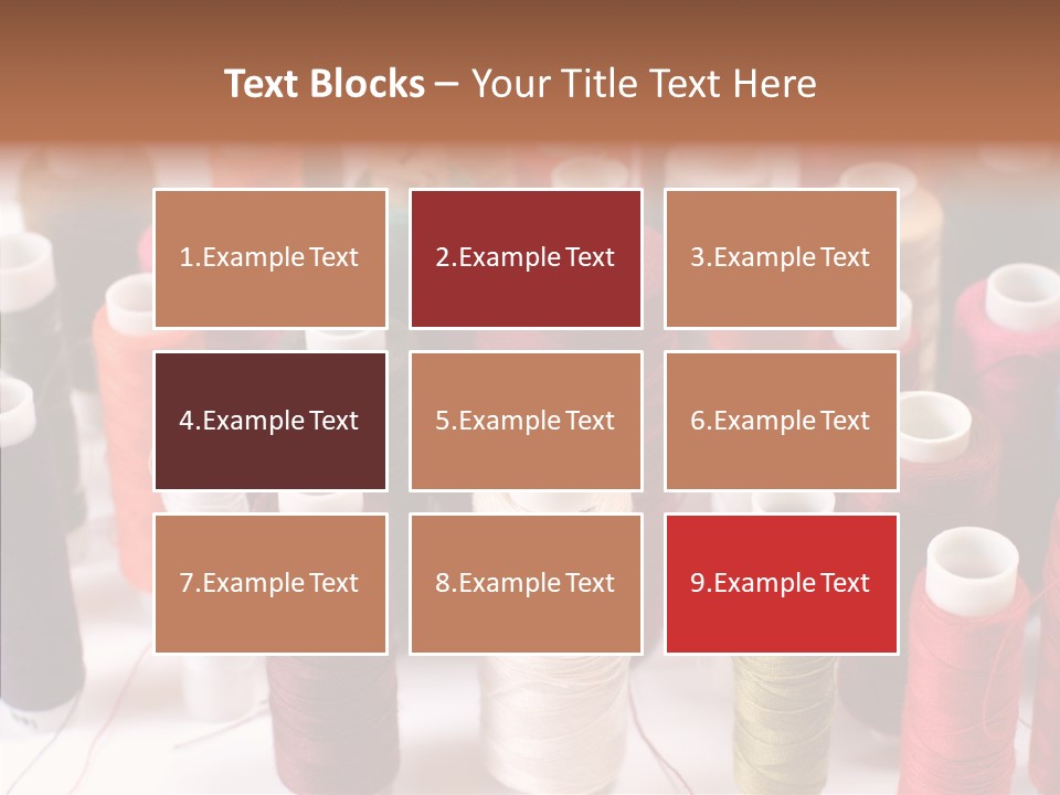 Web Accessories Red PowerPoint Template