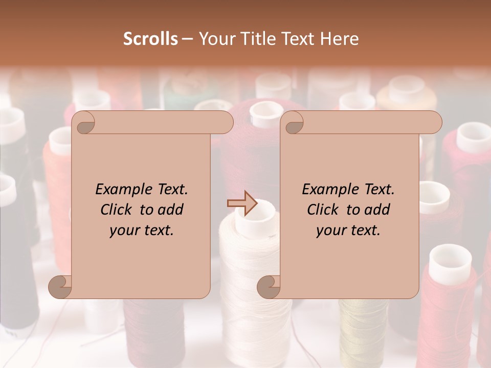 Web Accessories Red PowerPoint Template