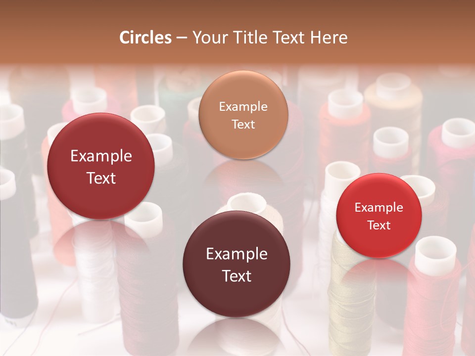 Web Accessories Red PowerPoint Template