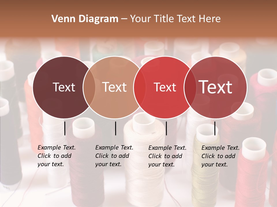 Web Accessories Red PowerPoint Template