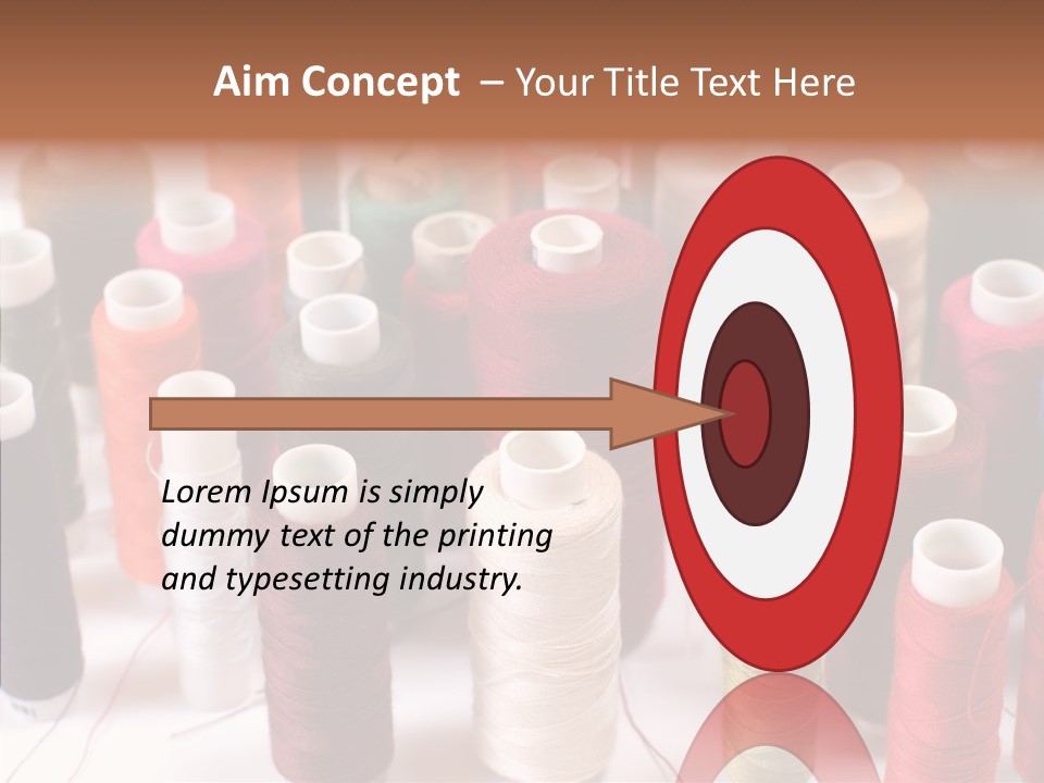 Web Accessories Red PowerPoint Template