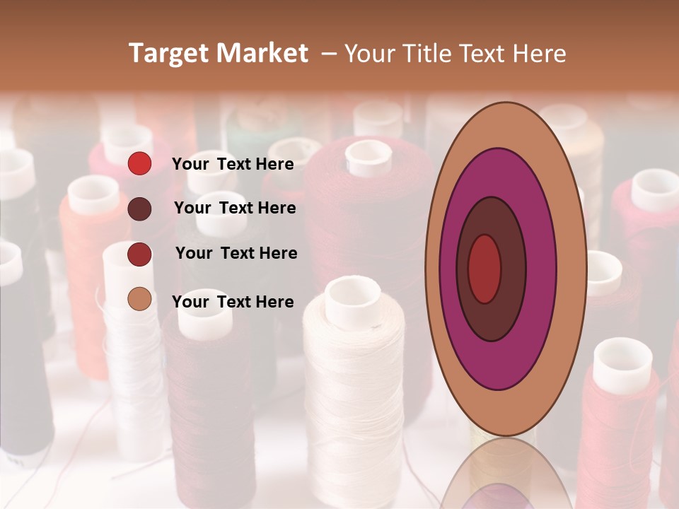 Web Accessories Red PowerPoint Template