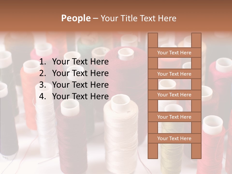 Web Accessories Red PowerPoint Template