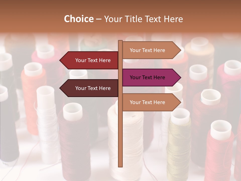 Web Accessories Red PowerPoint Template