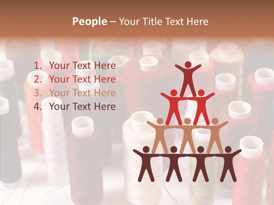 Web Accessories Red PowerPoint Template