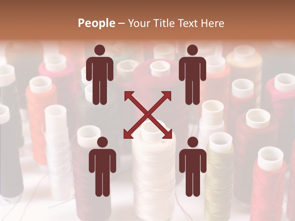 Web Accessories Red PowerPoint Template