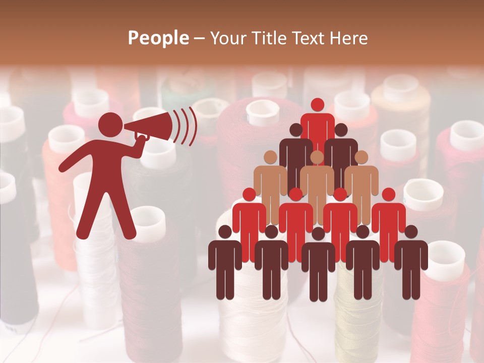 Web Accessories Red PowerPoint Template