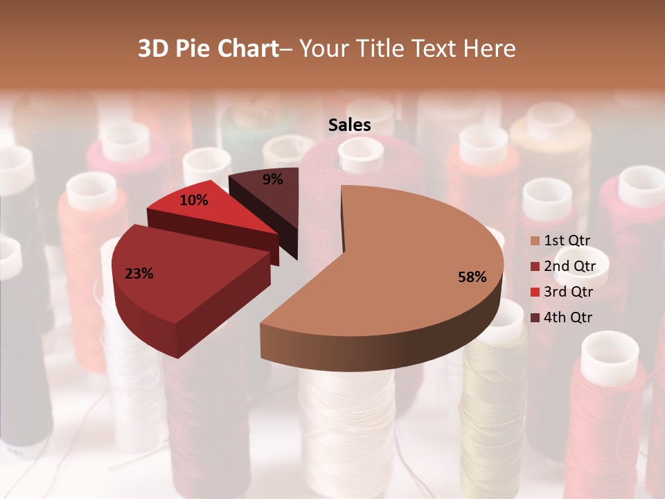 Web Accessories Red PowerPoint Template