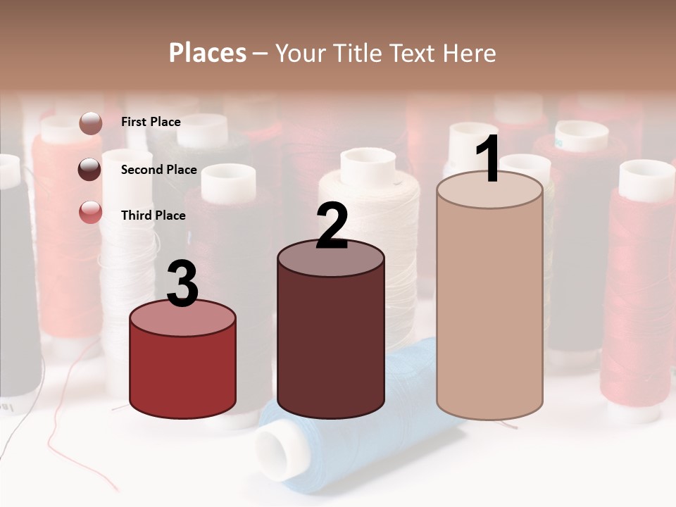 Colorful Blue Clothing PowerPoint Template