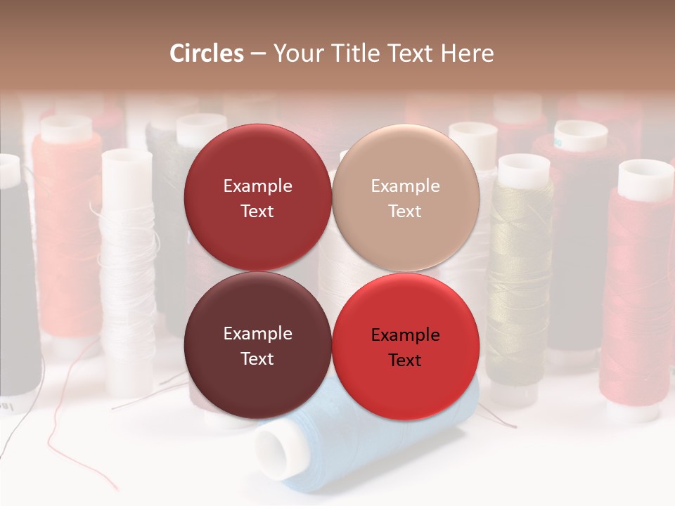 Colorful Blue Clothing PowerPoint Template