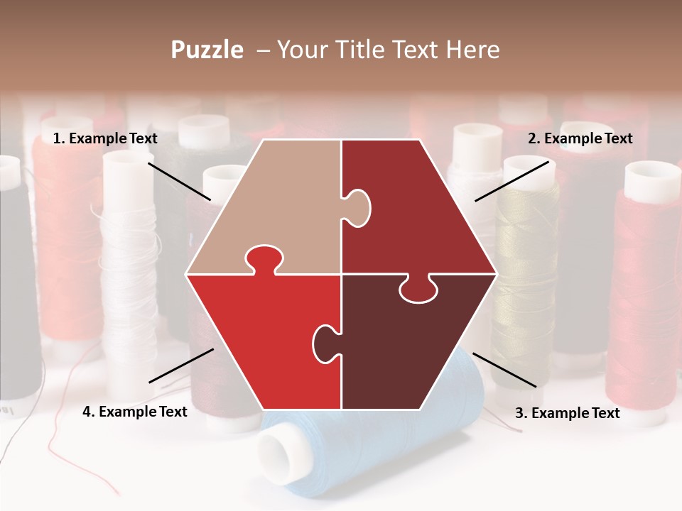 Colorful Blue Clothing PowerPoint Template