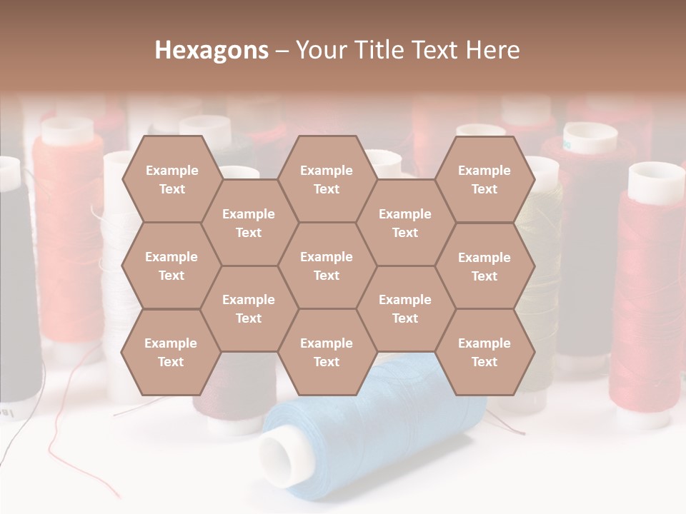 Colorful Blue Clothing PowerPoint Template