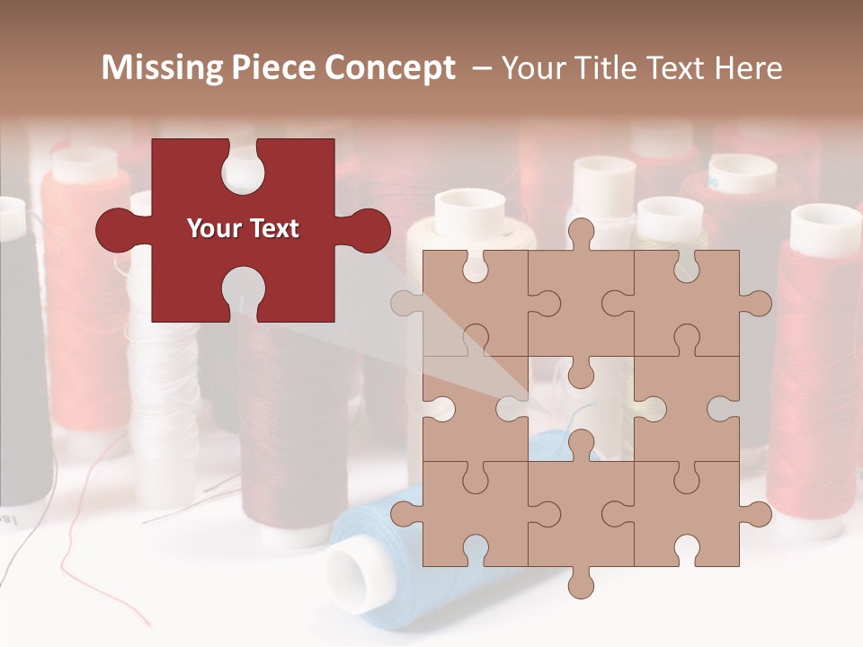 Colorful Blue Clothing PowerPoint Template