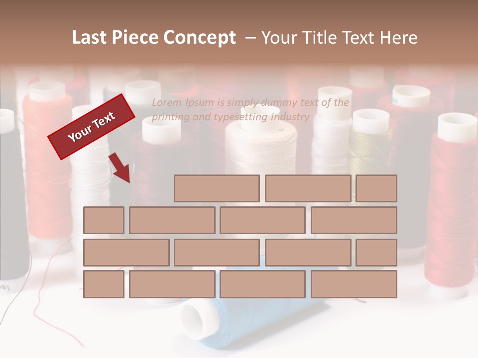 Colorful Blue Clothing PowerPoint Template