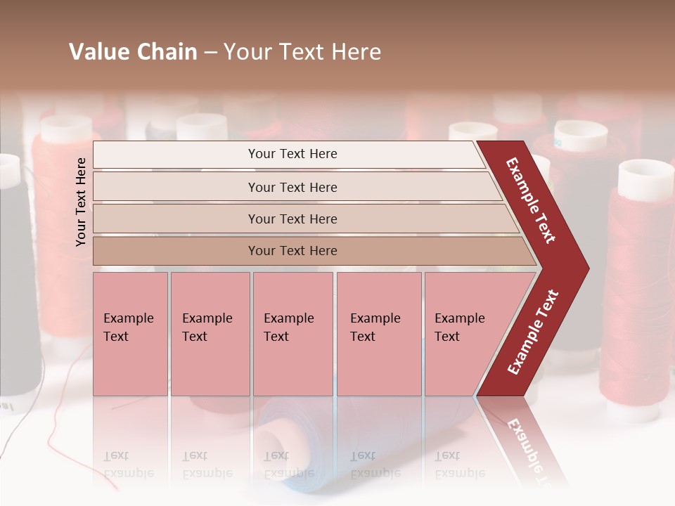 Colorful Blue Clothing PowerPoint Template