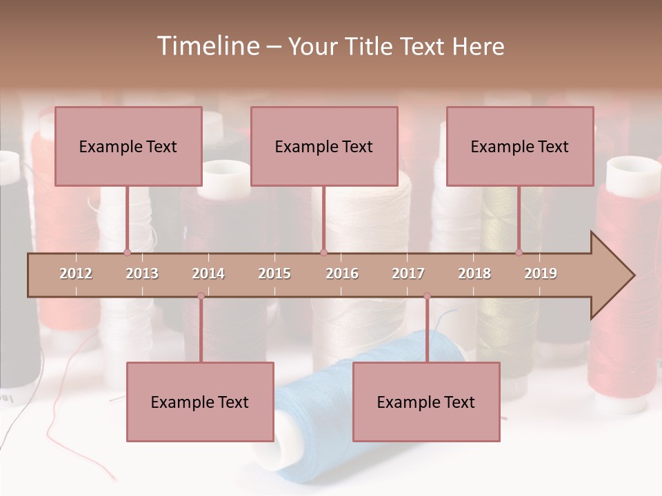 Colorful Blue Clothing PowerPoint Template