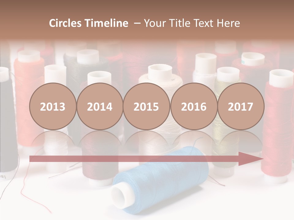 Colorful Blue Clothing PowerPoint Template