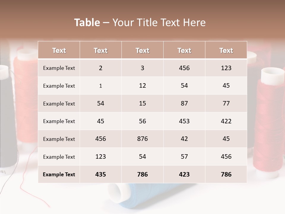 Colorful Blue Clothing PowerPoint Template