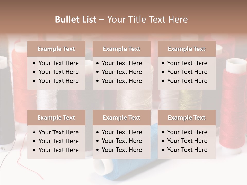 Colorful Blue Clothing PowerPoint Template