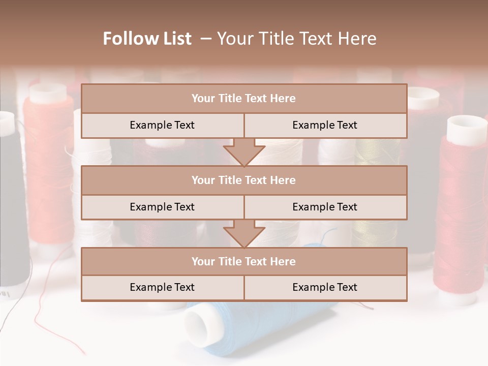 Colorful Blue Clothing PowerPoint Template