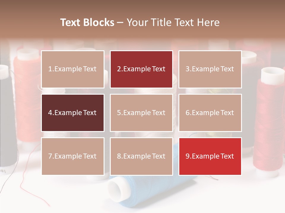 Colorful Blue Clothing PowerPoint Template