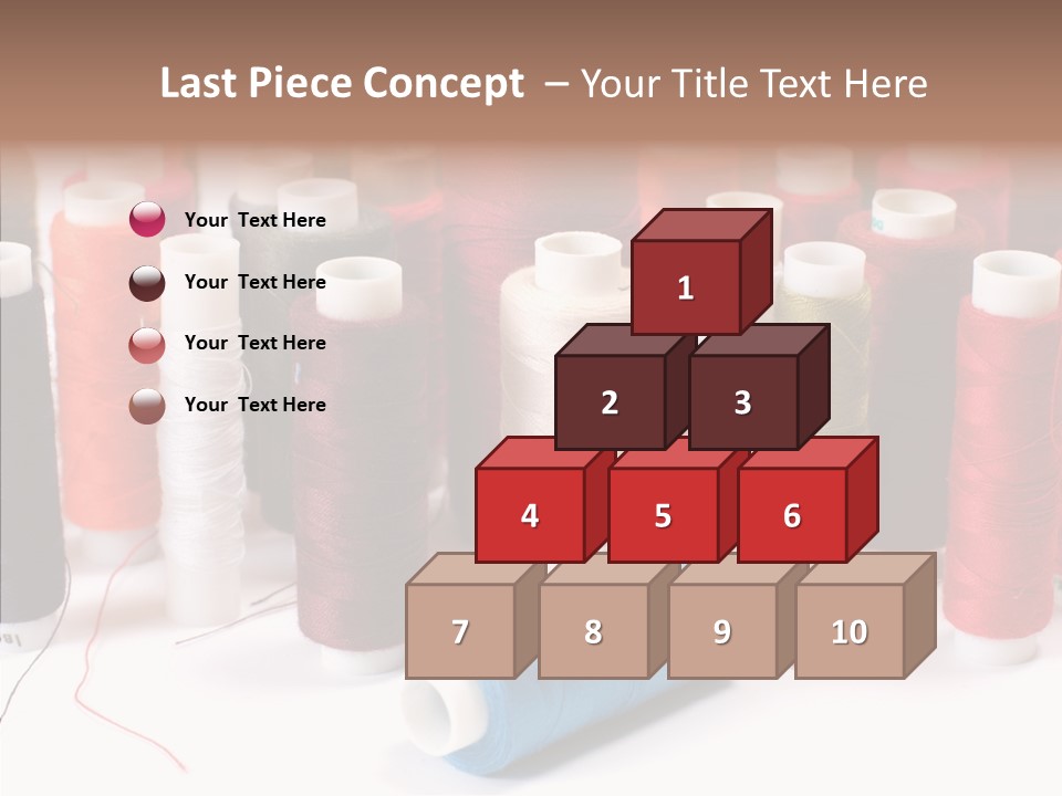 Colorful Blue Clothing PowerPoint Template