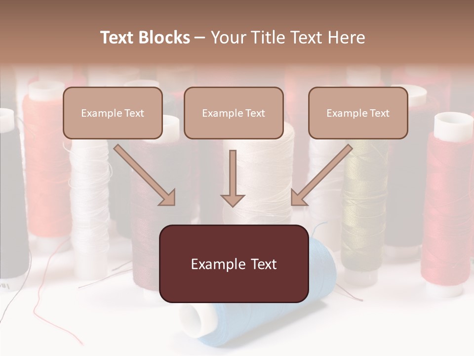 Colorful Blue Clothing PowerPoint Template