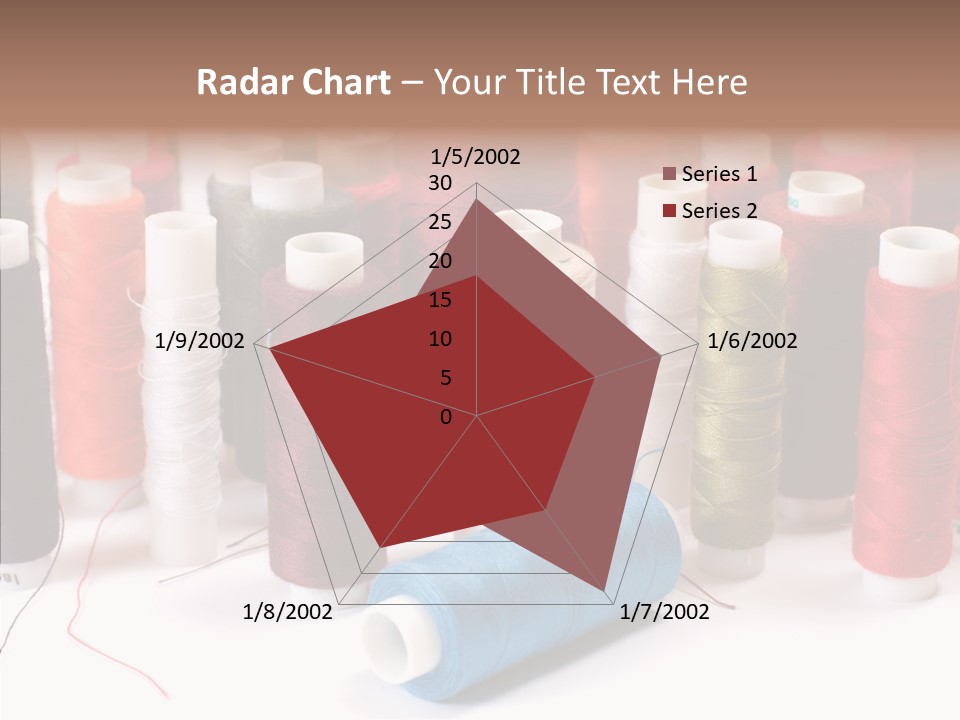 Colorful Blue Clothing PowerPoint Template