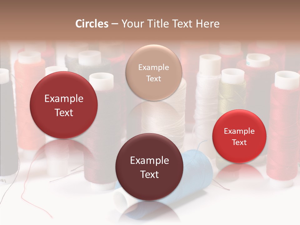 Colorful Blue Clothing PowerPoint Template