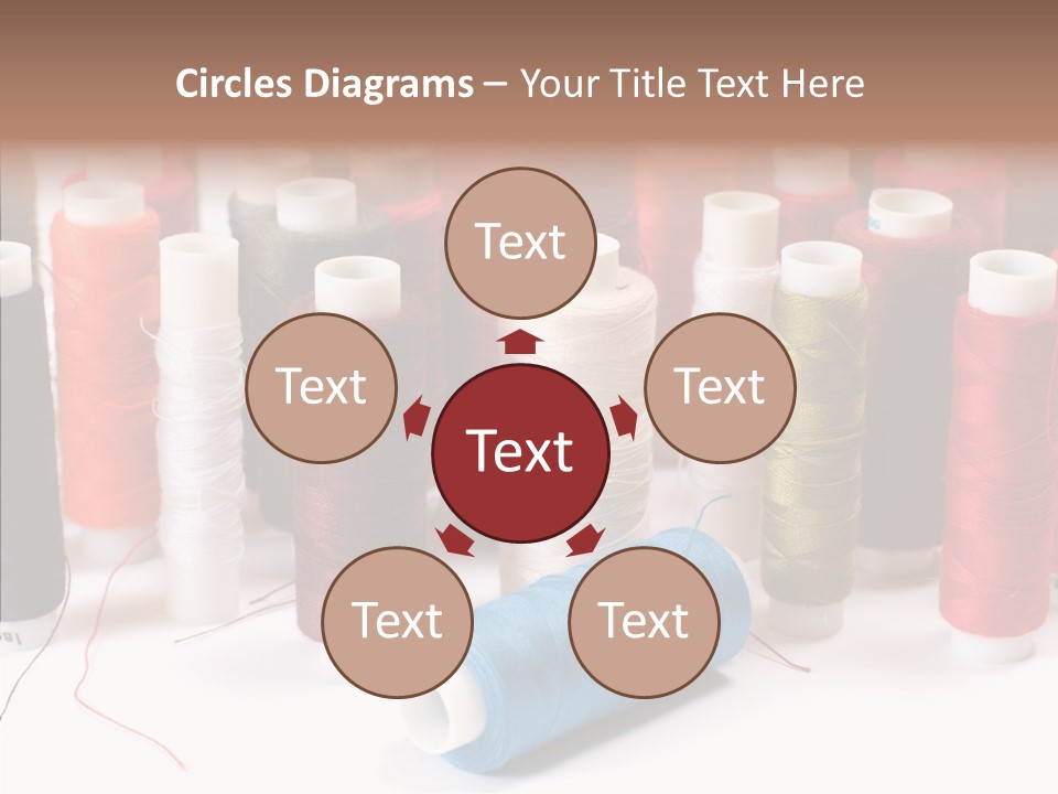 Colorful Blue Clothing PowerPoint Template