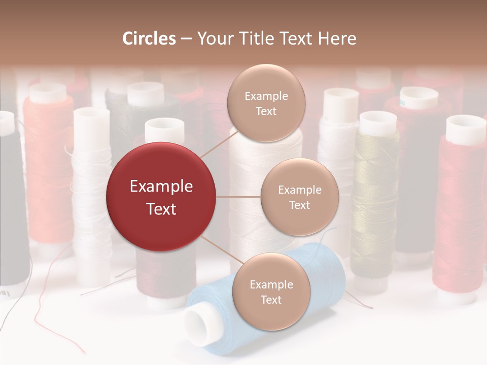 Colorful Blue Clothing PowerPoint Template