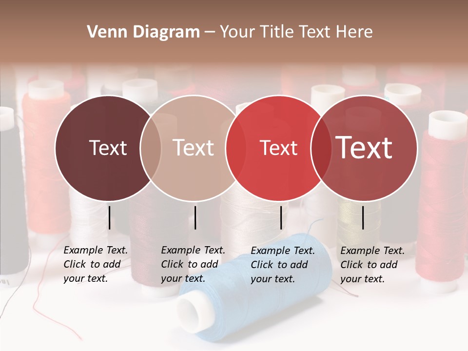 Colorful Blue Clothing PowerPoint Template