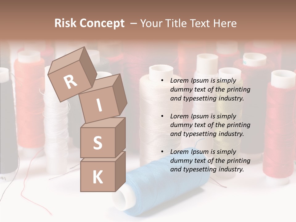 Colorful Blue Clothing PowerPoint Template