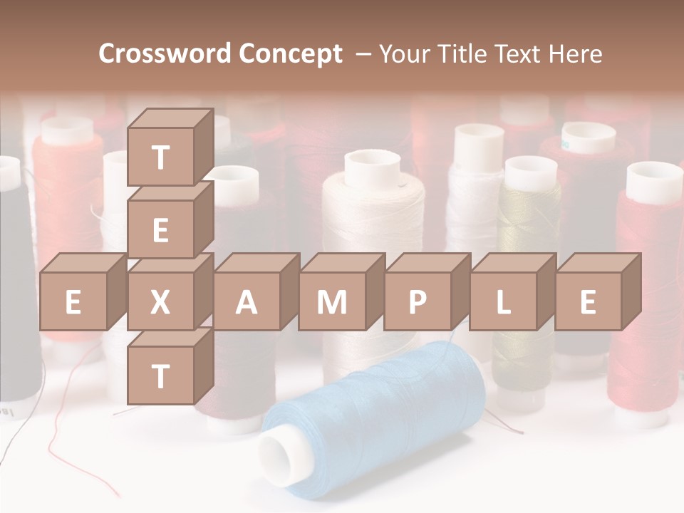 Colorful Blue Clothing PowerPoint Template