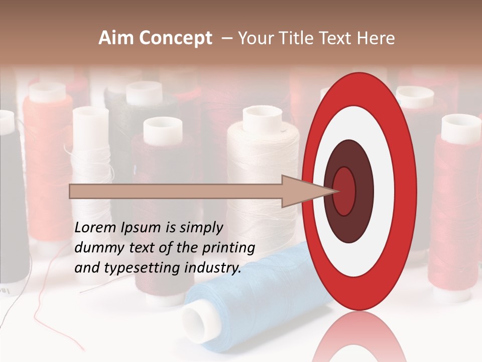 Colorful Blue Clothing PowerPoint Template