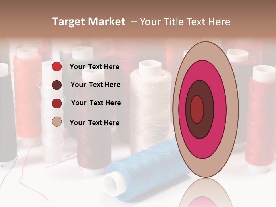 Colorful Blue Clothing PowerPoint Template