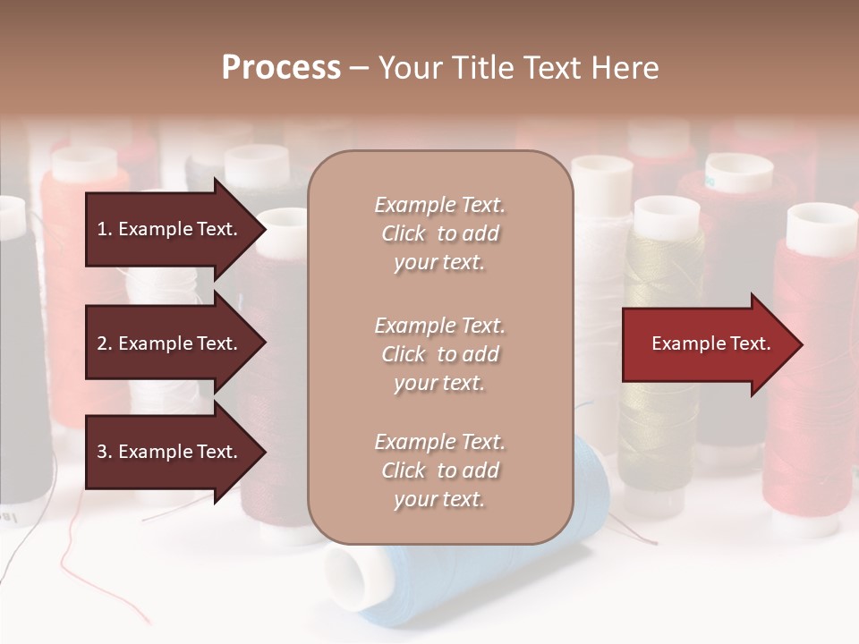 Colorful Blue Clothing PowerPoint Template