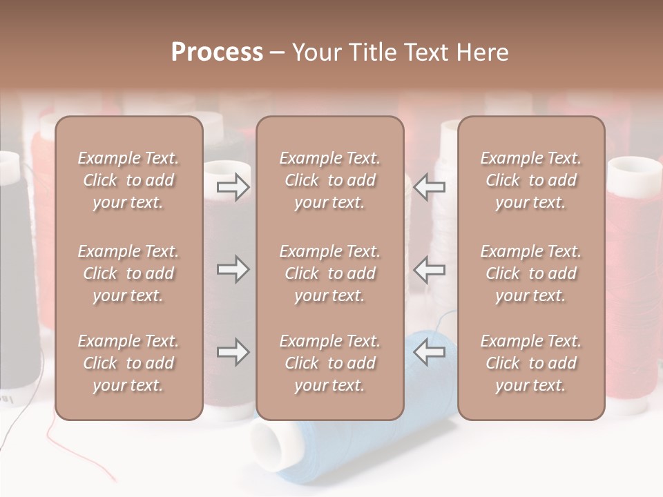 Colorful Blue Clothing PowerPoint Template