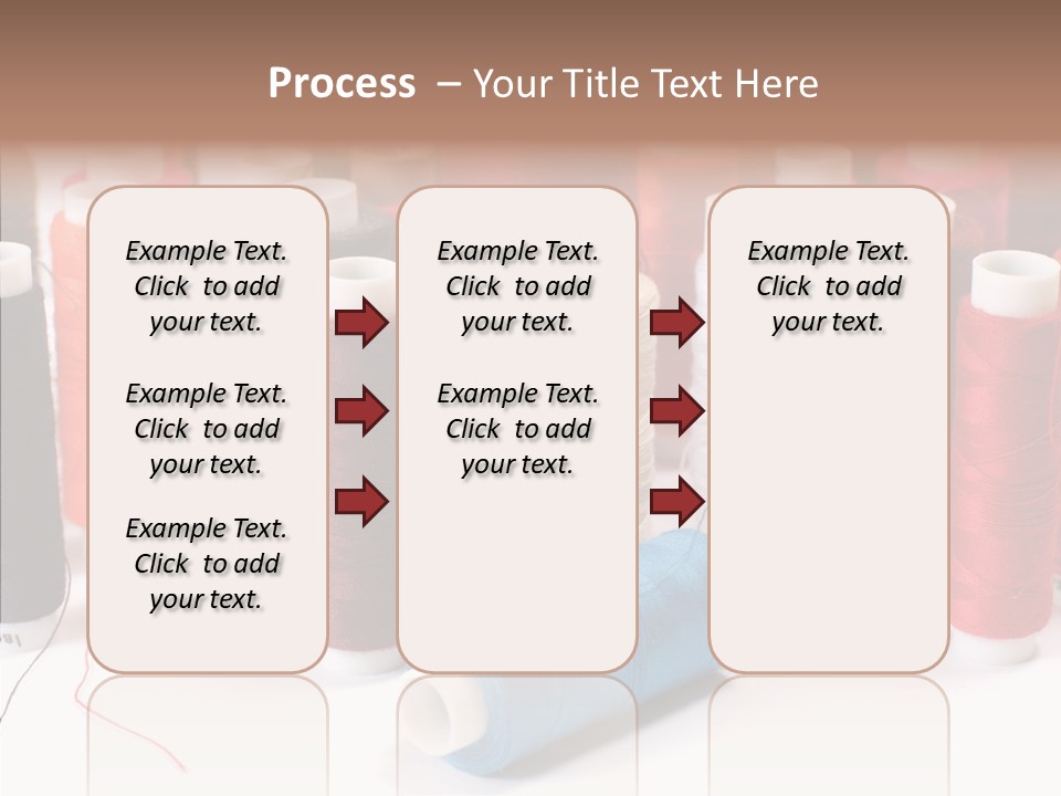 Colorful Blue Clothing PowerPoint Template