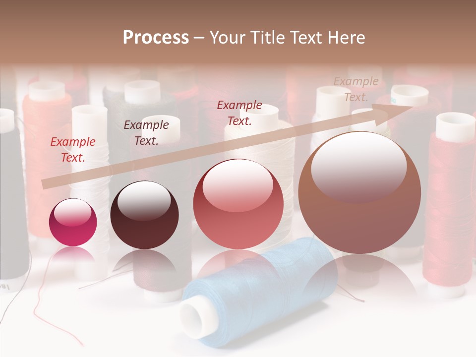 Colorful Blue Clothing PowerPoint Template