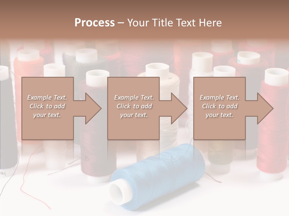 Colorful Blue Clothing PowerPoint Template