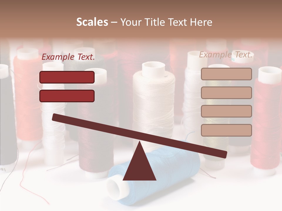 Colorful Blue Clothing PowerPoint Template