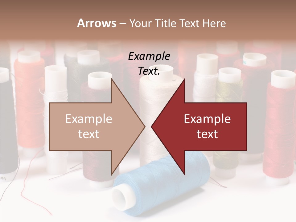 Colorful Blue Clothing PowerPoint Template