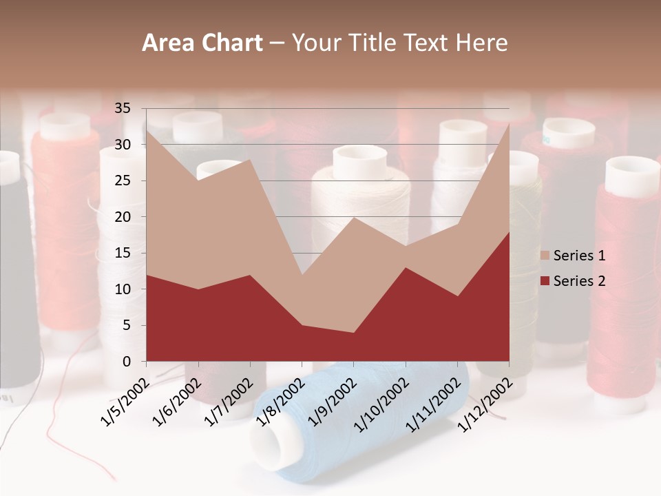 Colorful Blue Clothing PowerPoint Template